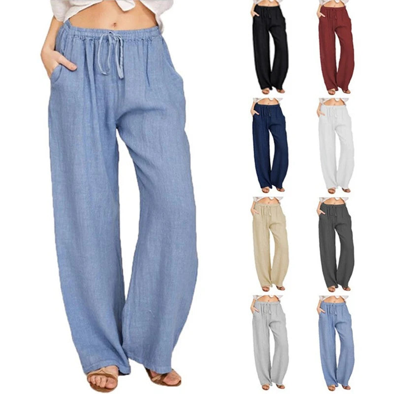 Cotton Linen Pants - Out-Of Box