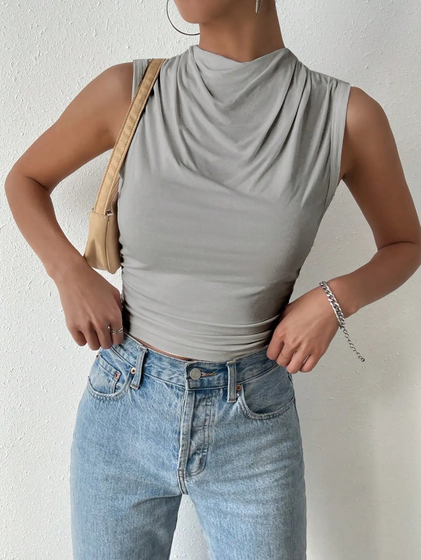 Casual Pleated Design Top - Out-Of Box