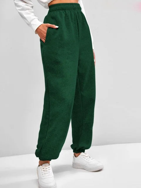 Comfortable High Waist Sweatpants - Out-Of Box