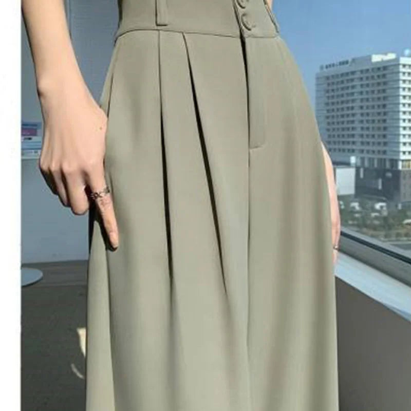 High Waist Wide Leg Pants - Out-Of Box