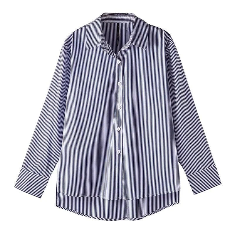 Classic Striped Women's Shirt - Out-Of Box