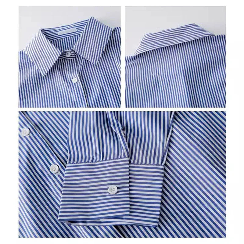 Classic Striped Women's Shirt - Out-Of Box