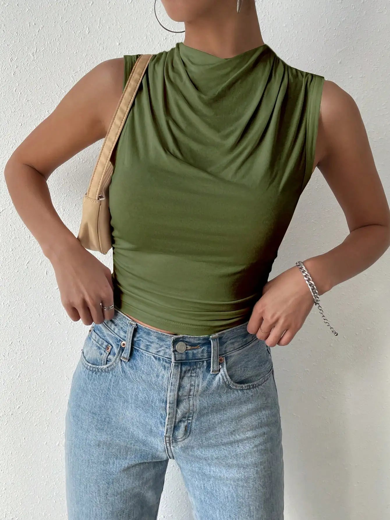 Casual Pleated Design Top - Out-Of Box