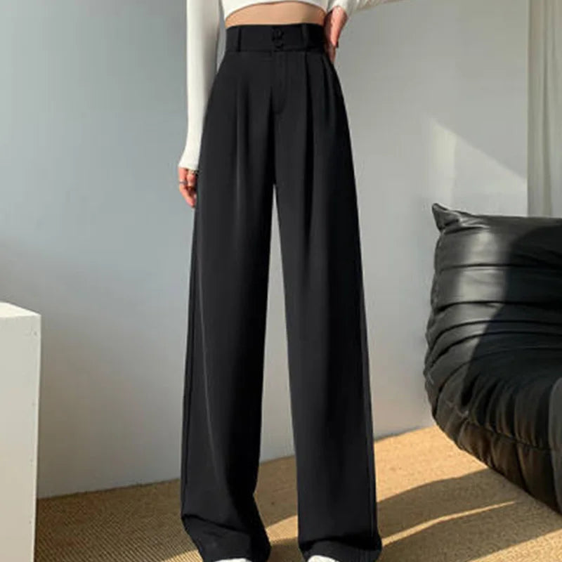 High Waist Wide Leg Pants - Out-Of Box