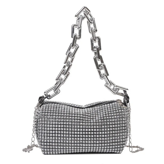 Rhinestone Bucket Bag