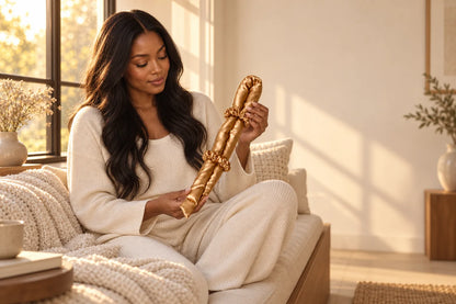 Tessora heatless curl set in gold